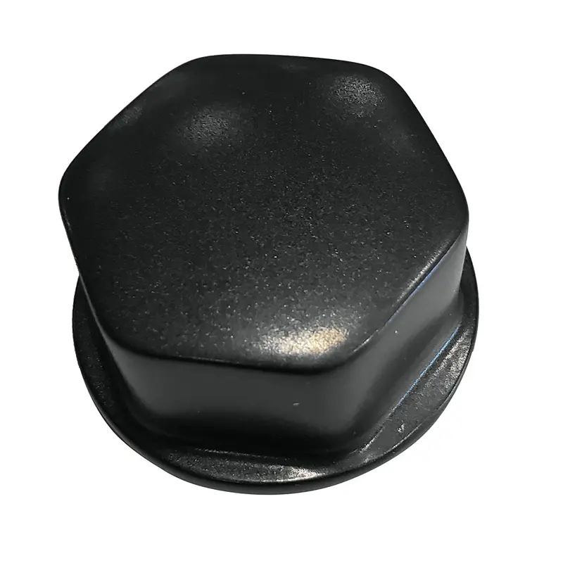 Schmitt Marine Faux Center Nut Cap In Matte Black For Cast Steering Wheels (1/2" & 5/8" M12 Base) [Cap030B] 1
