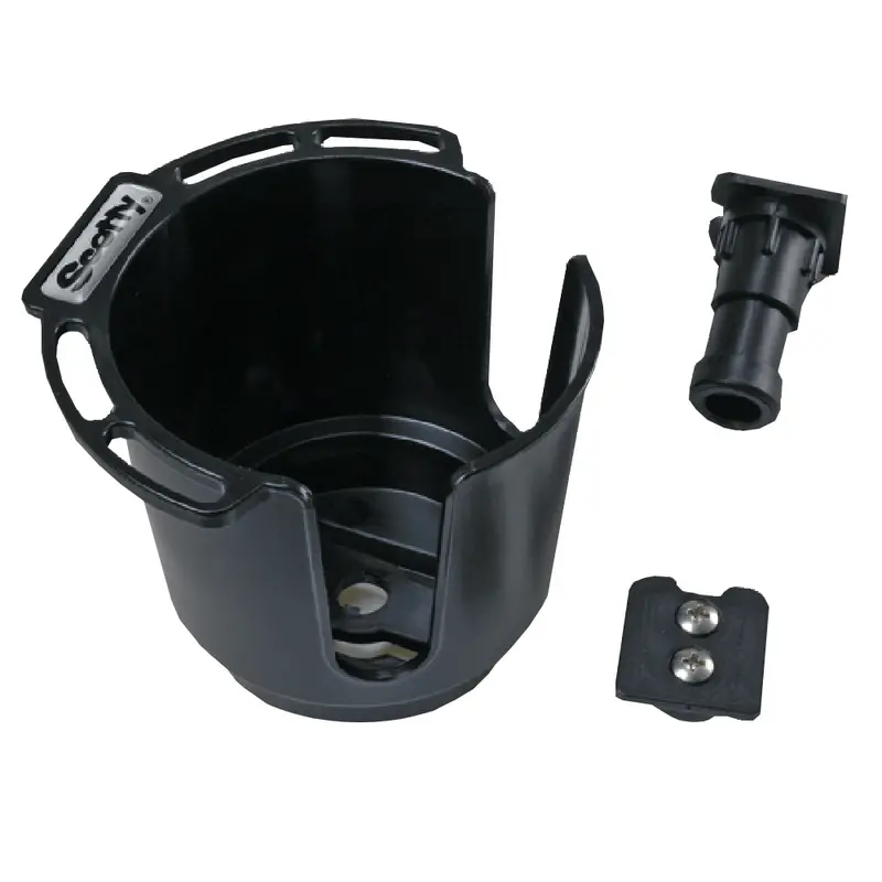Scotty 311-Bk Multi-Function Drink Holder With Bulkhead/Gunnel & Rod Holder Post Mount Options [311-Bk] 1