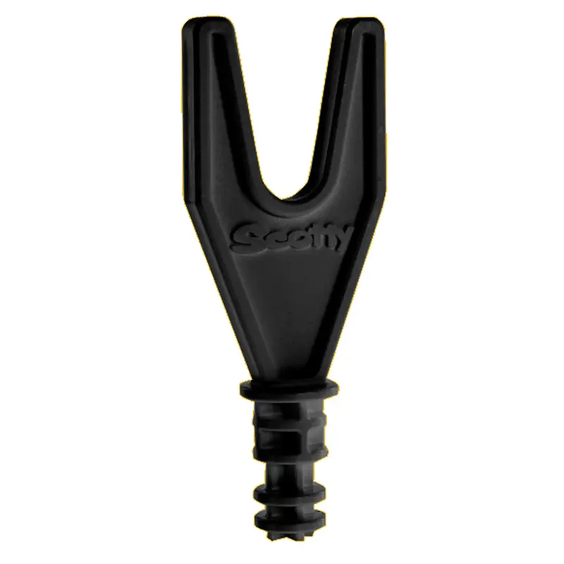 Scotty Adjustable Rod Balancer & Rest – Ergonomic Black Mount For Rod Stability (Model 416-Bk) 1