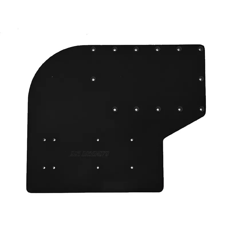 Sea Brackets Large Offset Trolling Motor Mount Plate – Black Finish [Sea2307-Blk] 1