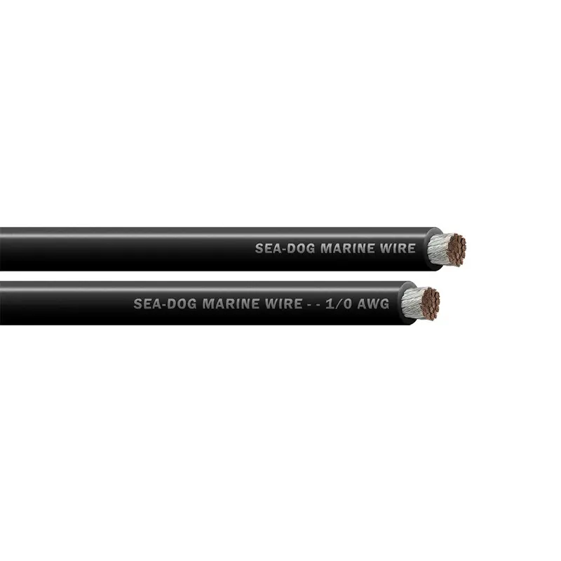 Sea-Dog 1/0 Awg Black Marine Battery Cable – 25-Foot Roll 1