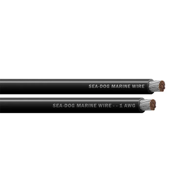 Sea-Dog 1 Awg Black Battery Cable – 25-Foot Roll 1