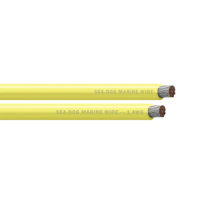 Sea-Dog 1 Awg Yellow Marine Battery Cable – 100-Foot Spool (Part #8001032) 1