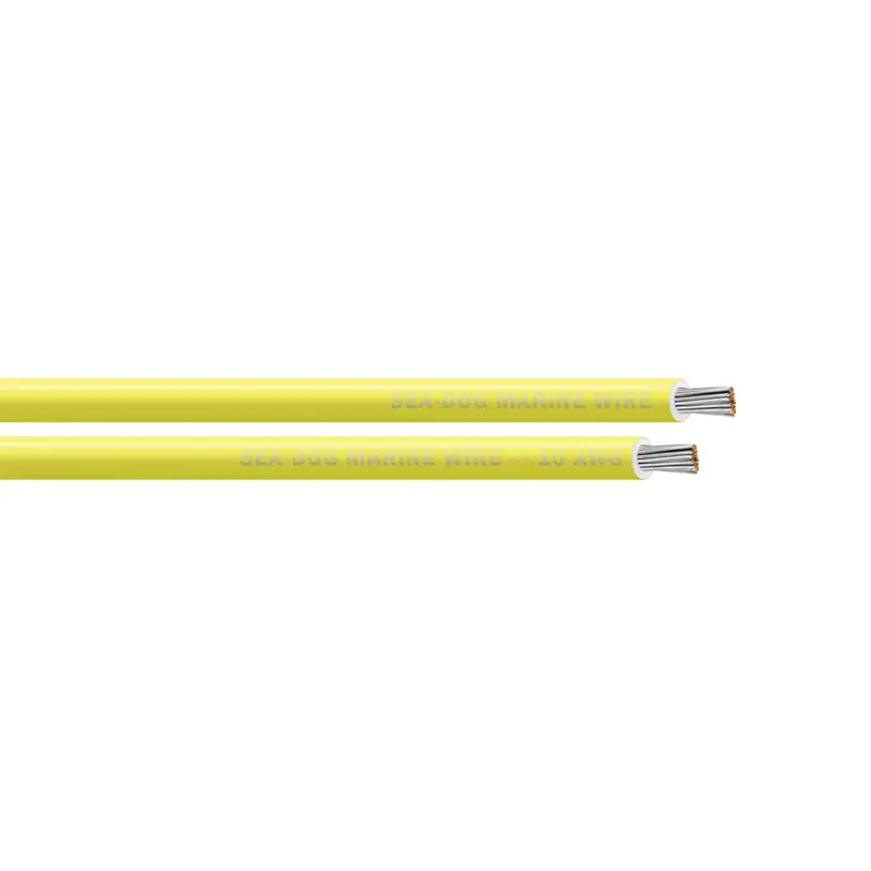 Sea-Dog 10 Awg Yellow Primary Marine Wire – 250-Foot Spool 1