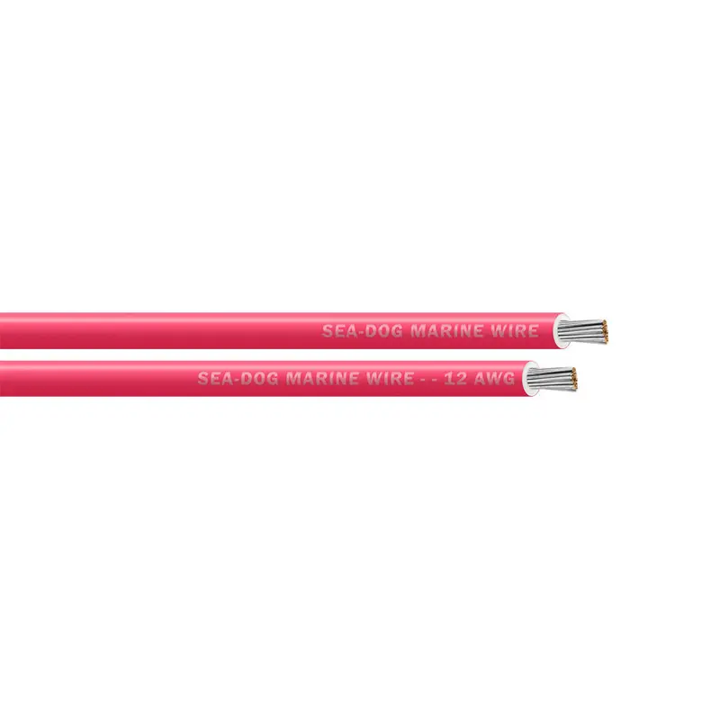 Sea-Dog 12 Awg Pink Primary Marine Wire – 100-Foot Spool [8012092] 1