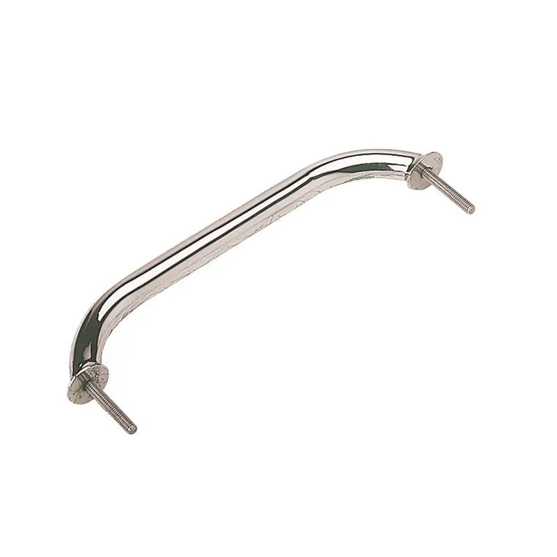 Sea-Dog 12-Inch Flanged Stainless Steel Stud-Mount Handrail With Mounting Base 1