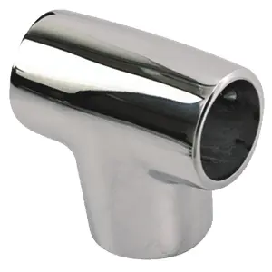 Sea-Dog 316 Stainless Steel Hand Rail Tee Fitting – 7/8-Inch Diameter, 90° 1
