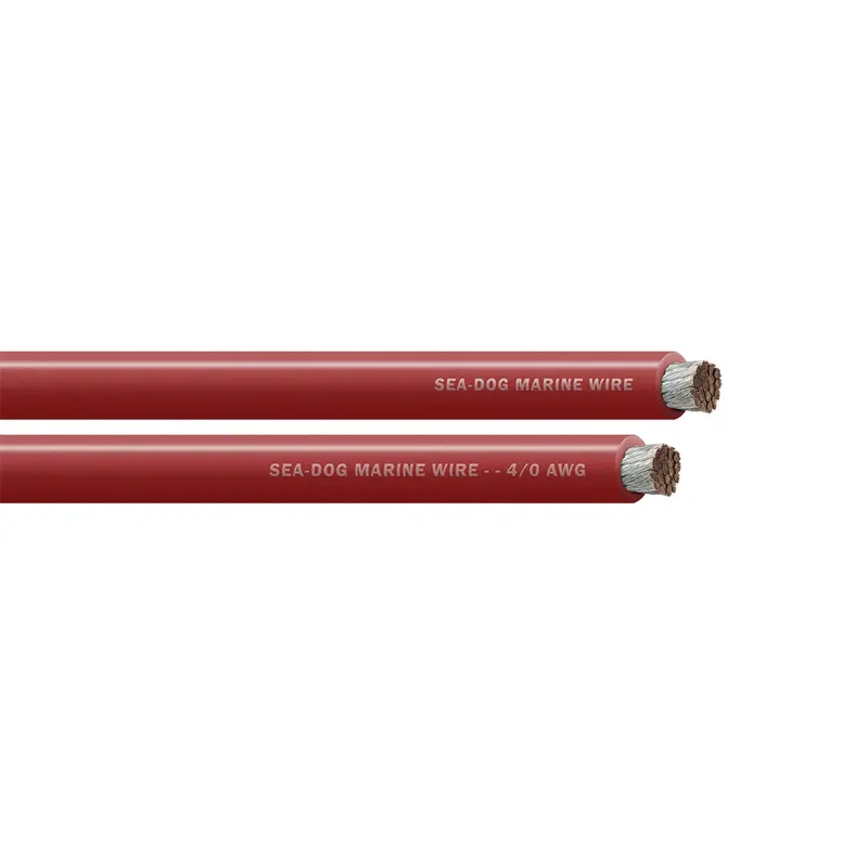 Sea-Dog 4/0 Awg Red Marine Battery Cable – 25-Foot Cut 1