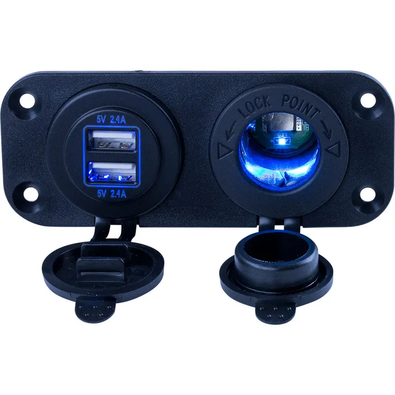 Sea-Dog 426505-1 Dual Usb Power Socket Panel – Compact Flush-Mount Design 1