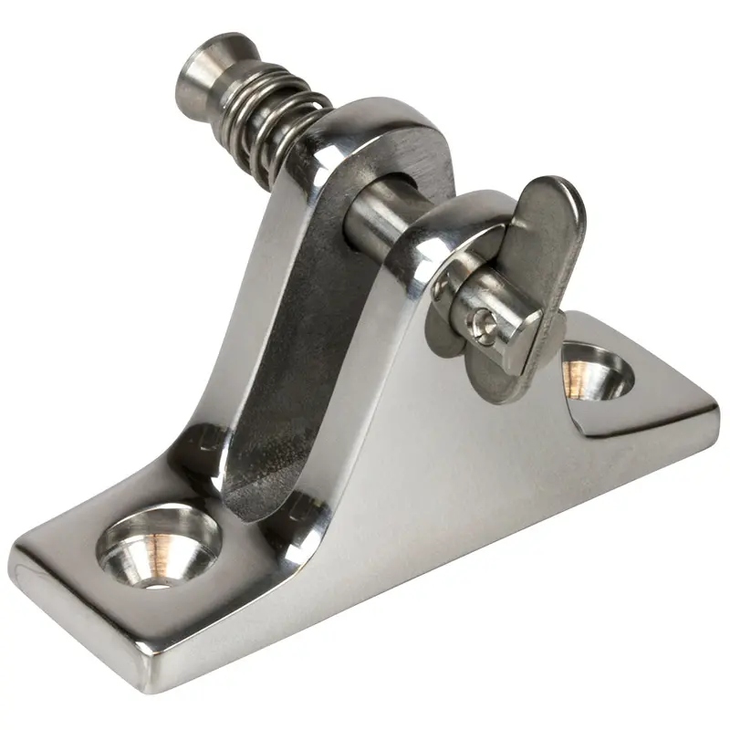 Sea-Dog Stainless Steel Angle-Base Deck Hinge With Removable Pin – 270235-1 1