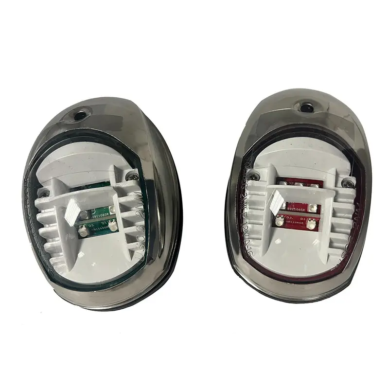 Sea-Dog Stainless Steel Led Dual-Color Navigation Lights – Port & Starboard Kit 1