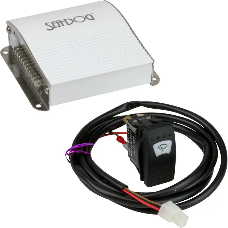 Sea-Dog Synchronized Wiper Control Panel – Powder-Coated Aluminum & Stainless Steel (Model 414800-3) 1