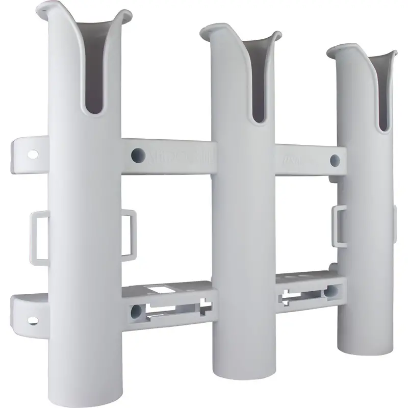 Sea-Dog Triple Threat 3-Rod Holder – Gloss White Design 1