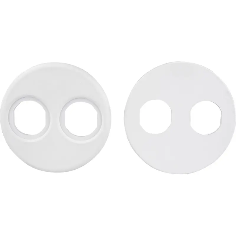 Sea-Dog White 4-Inch Gauge-Compatible Power Socket Mounting Plate 1