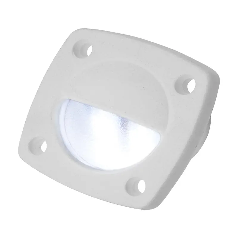 Sea-Dog White Led Utility Light With Matching White Faceplate – Clean Marine Fit 1