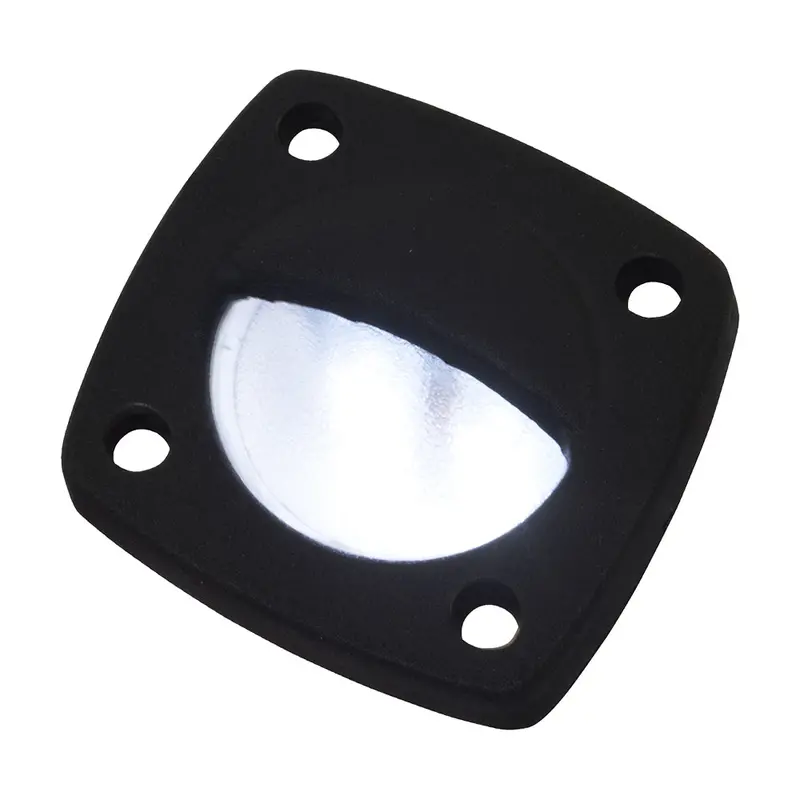 Sea-Dog White Led Utility Light With Matte Black Faceplate – 12V Marine Lighting 1