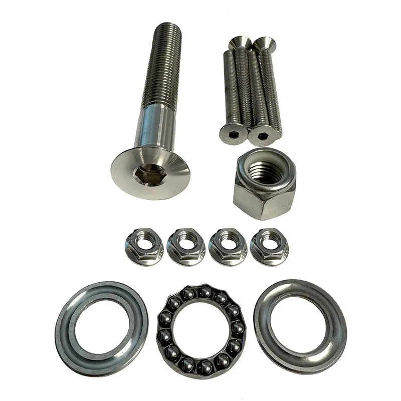 Sea Swivel Replacement Mounting Hardware Kit – Includes 5" Main Bolt, Nut, Bearing & Four-Bolt Assembly [Sea-Hdm-Hardware-Kit] 1