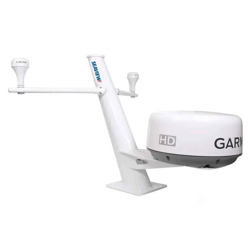 Seaview 30" Tapered Closed-Dome Aft-Leaning Radar Mount With Removable Spreaders & 10×10 Base (Pma100Sv2) 1