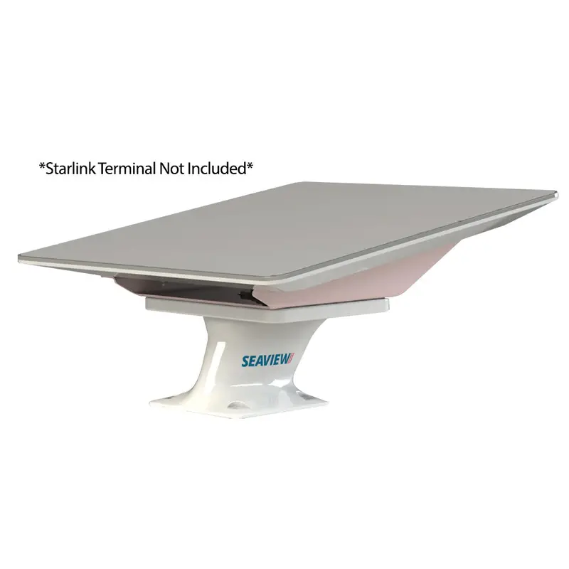 Seaview Adastlka+Pma57M1 Compact 5-Inch Starlink Pedestal Mount With Maritime Top Plate 1