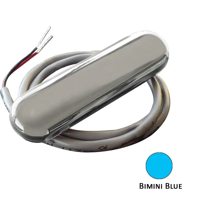 Shadow-Caster Bimini Blue Courtesy Light – Stainless Steel Housing, 2-Foot Lead, 4-Pack [Scm-Cl-Bb-Ss-4Pack] 1