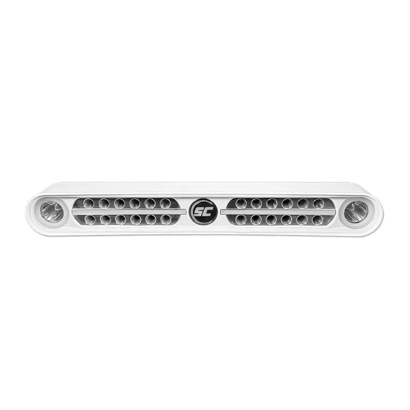 Shadow-Caster Eagle Ray Led Light Bar – Dual-Optic Output, White Housing 1