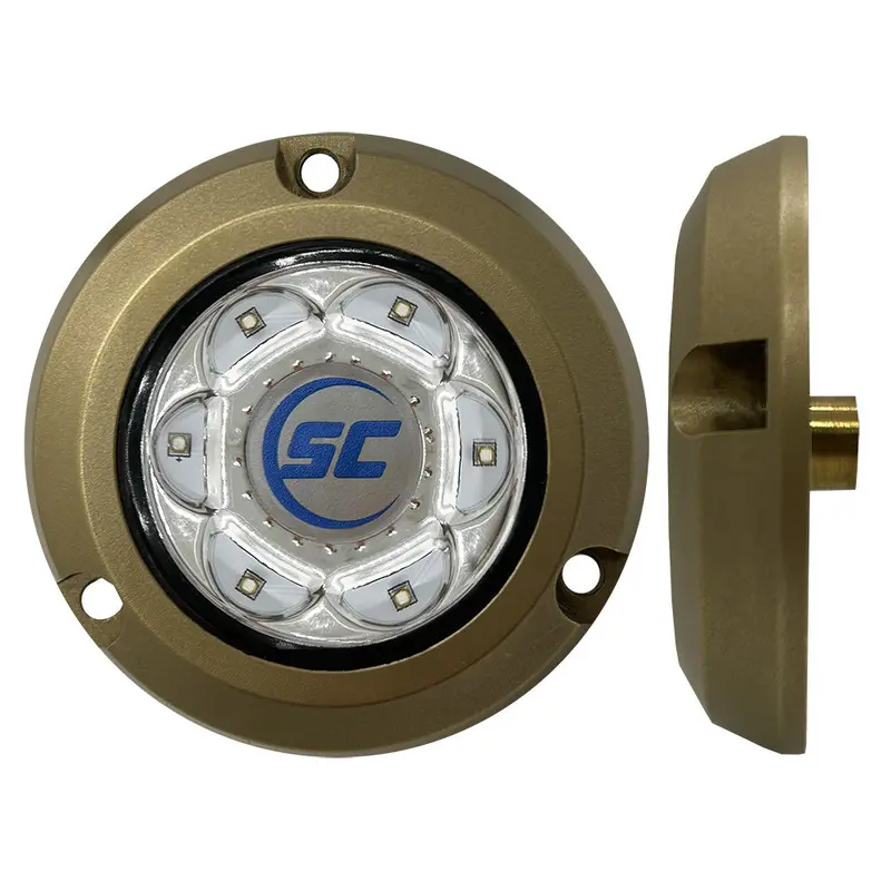 Shadow-Caster Sc2 Bronze Surface-Mount Underwater Light – Bimini Blue [Sc2-Bb-Bzsm] 1