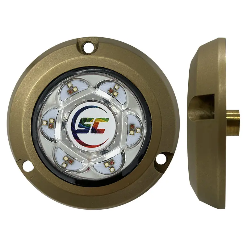 Shadow-Caster Sc2 Series Bronze Underwater Led Light – Full-Color Surface Mount (Sc2-Cc-Bzsm) 1