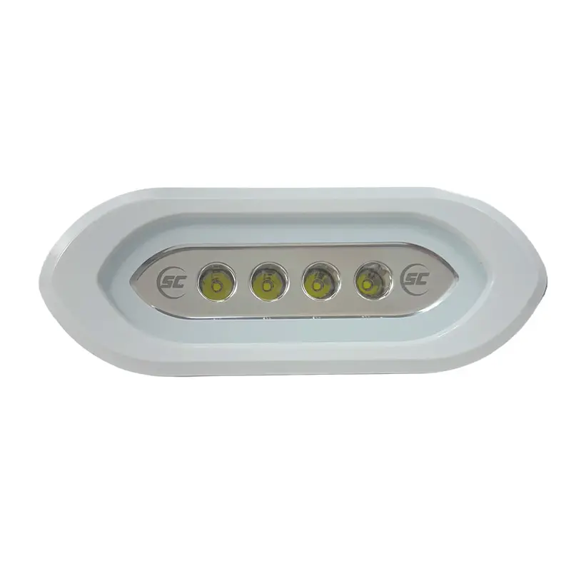 Shadow-Caster Scm-Slf4X-Gw Flush Mount Spreader Light – White Housing, White Beam 1