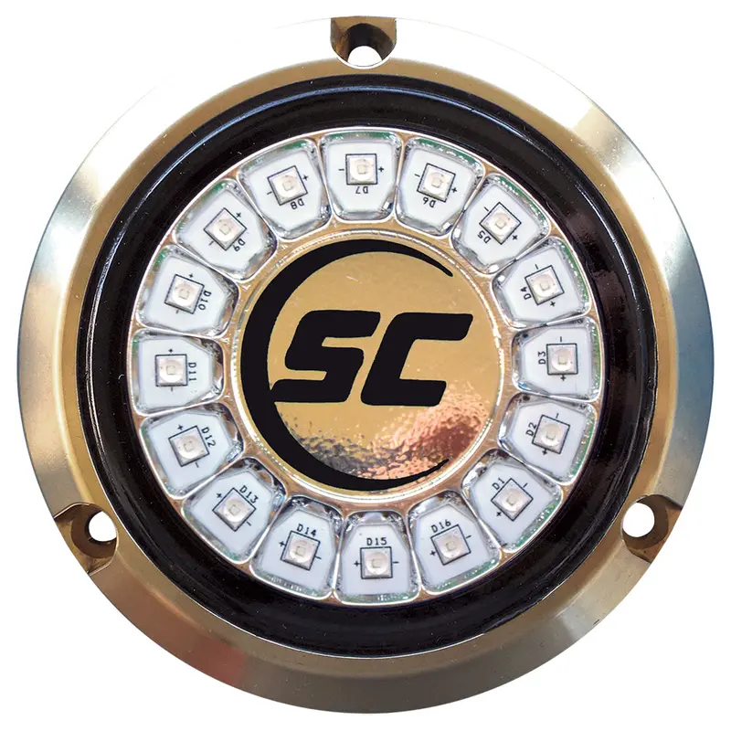 Shadow-Caster Scr-16-Gw-Bz-10 Great White Underwater Light – 16-Led Bronze Housing, High-Lumen Output [Scr-16-Gw-Bz-10] 1