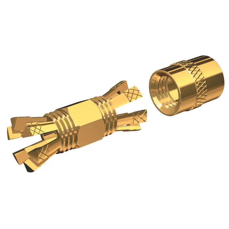 Shakespeare Pl-258-Cp-G Gold-Plated Coaxial Splice Connector For Rg-8X And Rg-58/Au 1