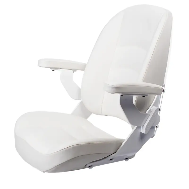 Shockwave S5 Corbin Mid-Back Marine Seat – Storm White Upholstery [Sw-04920-W] 1