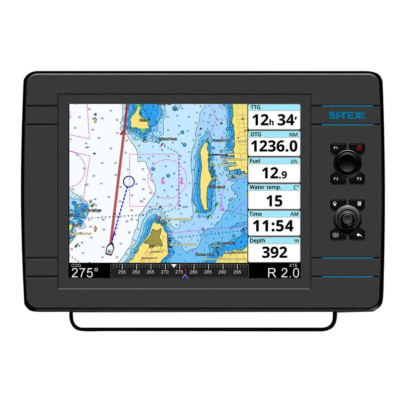 Si-Tex Navpro 1200F Gps Chartplotter With Wi-Fi, Chirp Sonar, And Internal Gps Antenna 1