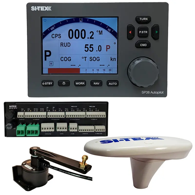 Si-Tex Sp38-18 Autopilot Core Package – Compact Gps Compass & Rotary Feedback (No Pump) 1