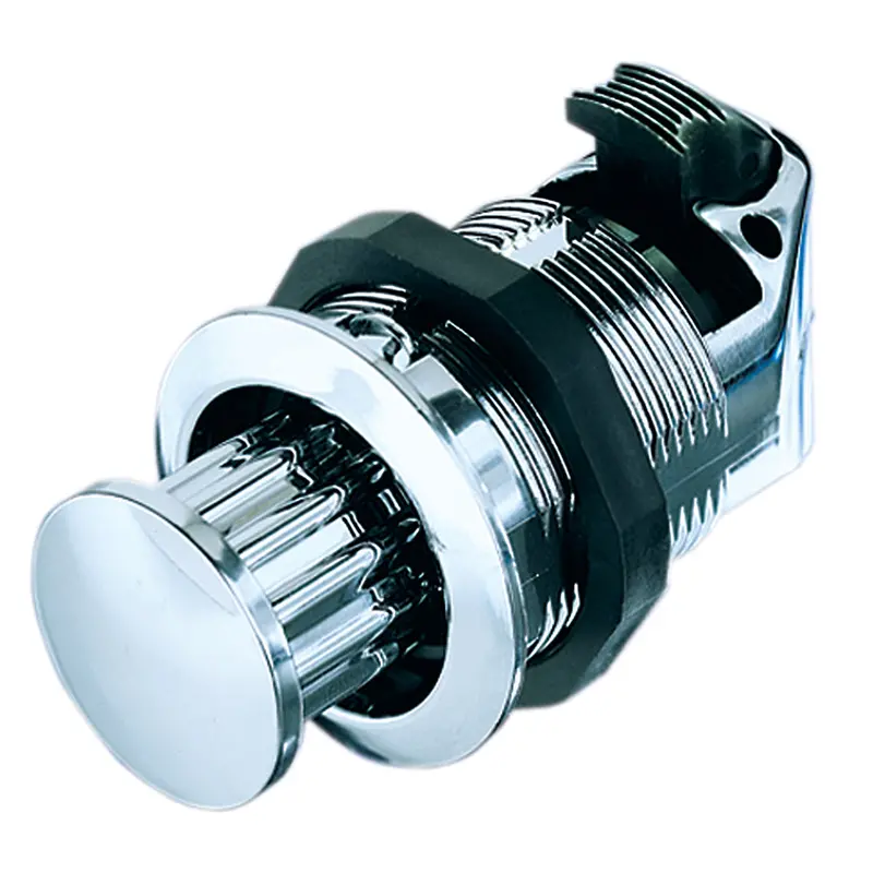 Southco M1-2A-13-1 Chrome-Plated Pop-Out Knob Latch – Plastic Body, Threaded Fixed Grip [M1-2A-13-1] 1