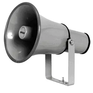 Speco 8.5-Inch Weatherproof Public Address Speaker With Built-In Transformer 1