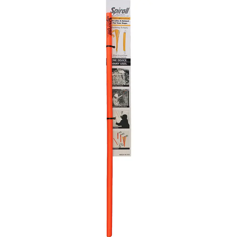 Spiroll Orange Rope Protector For Lines ≥ 1/2" Diameter [Spl-24-O-Rp] 1