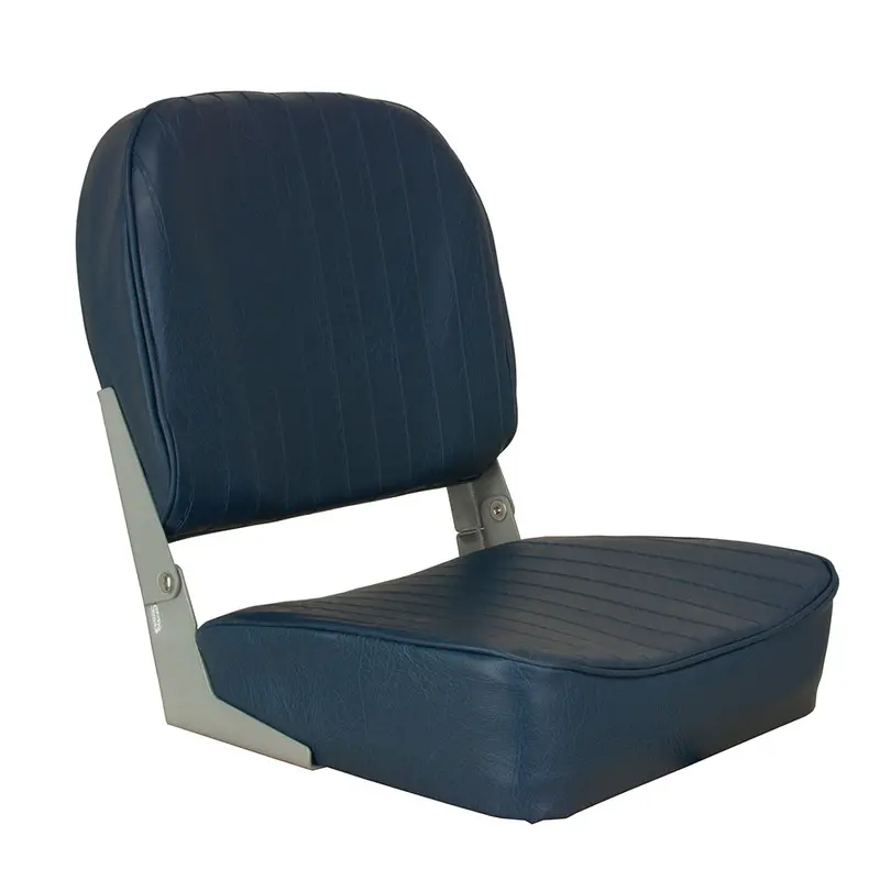 Springfield 1040621 Economy Folding Seat – Durable Blue Marine-Style Bench [1040621] 1