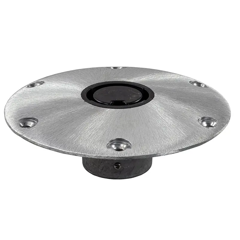 Springfield 1300750-1 Plug-In Round Base – 9 Inch Diameter, Fits 2-3/8 Inch Posts 1
