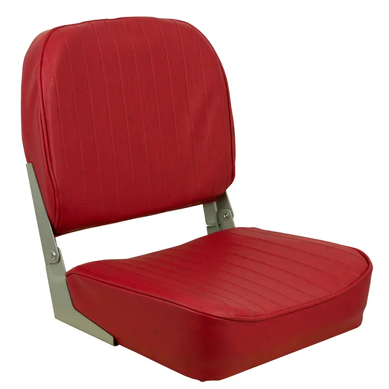 Springfield Economy Folding Marine Seat – Vibrant Red 1