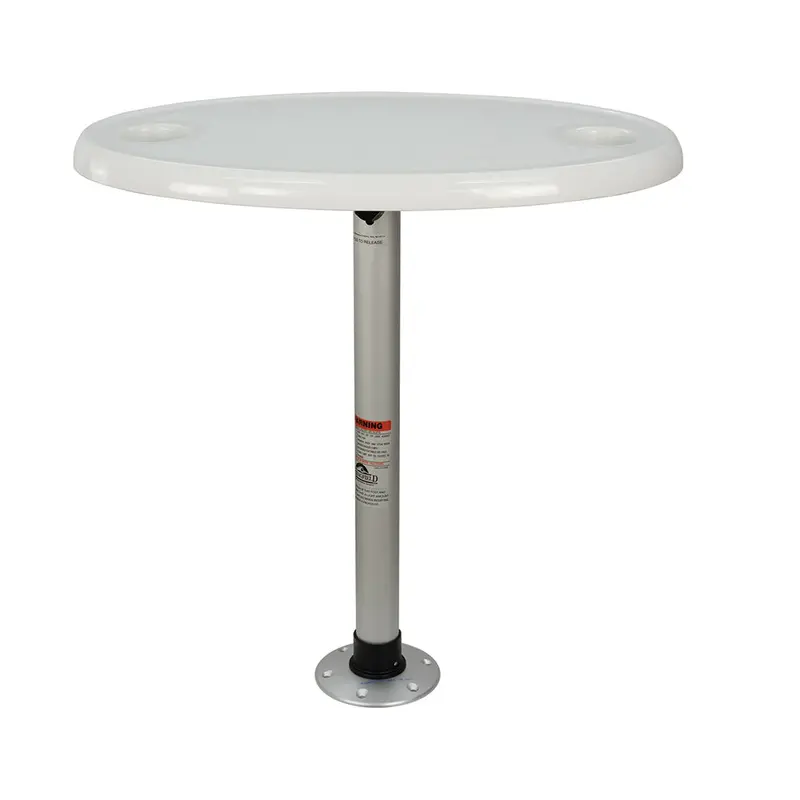 Springfield Electrified Oval Marine Table With Led Lighting And Usb Charging Ports 1