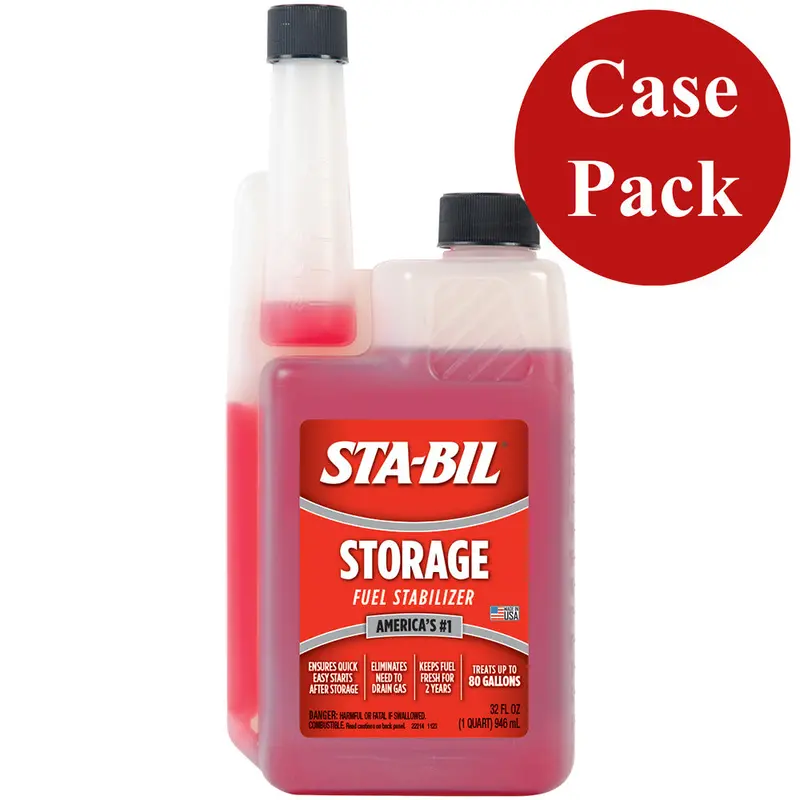 Sta-Bil Fuel Stabilizer – 32 Oz Bottle, Case Of 12 [22214Case] 1