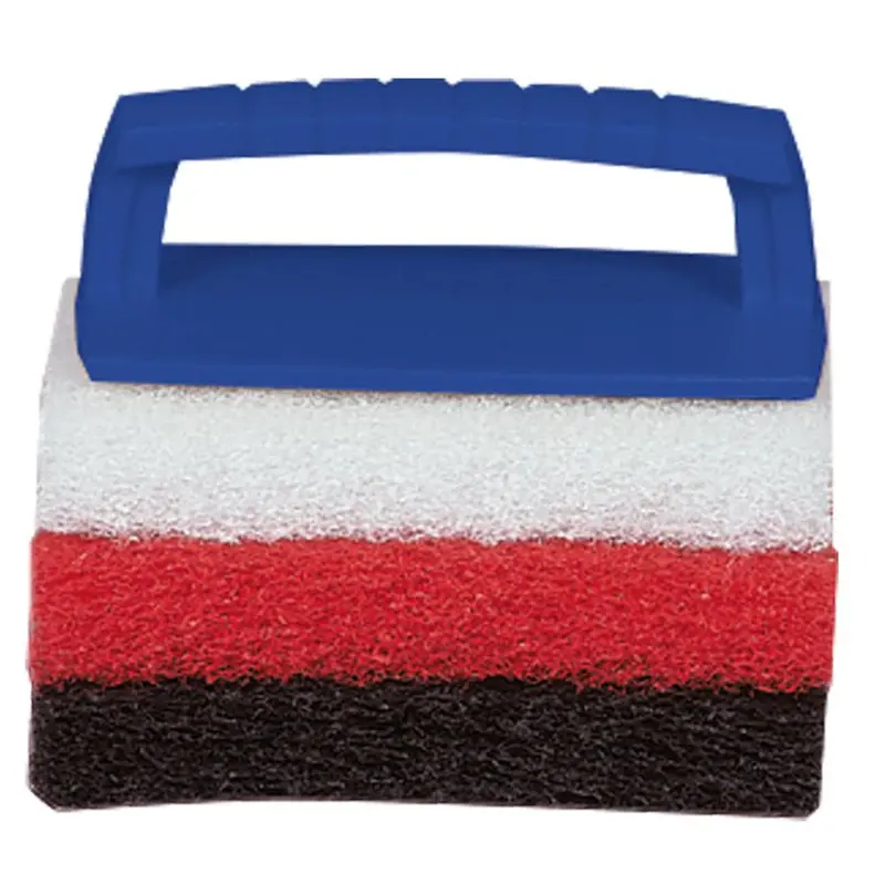Star Brite 3-Pad Multi-Texture Scrub Kit With Interchangeable Handle 1