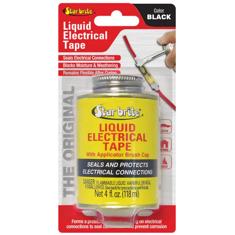 Star Brite Black Liquid Electrical Tape – 4 Oz (Model 84104) 1