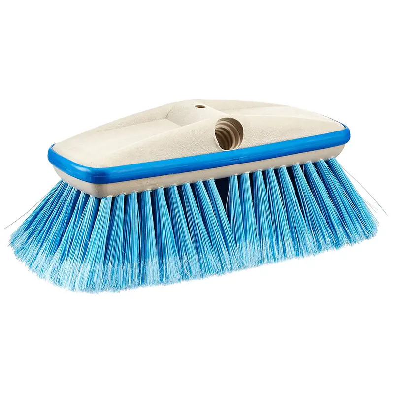Star Brite Deluxe Medium-Blue 8" Wash Brush – Dual-Connection Soft-Medium Bristles With Bumper (40162) 1