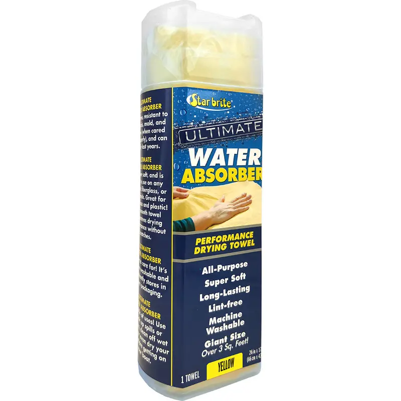 Star Brite High-Performance Yellow Water Absorber Drying Towel 1