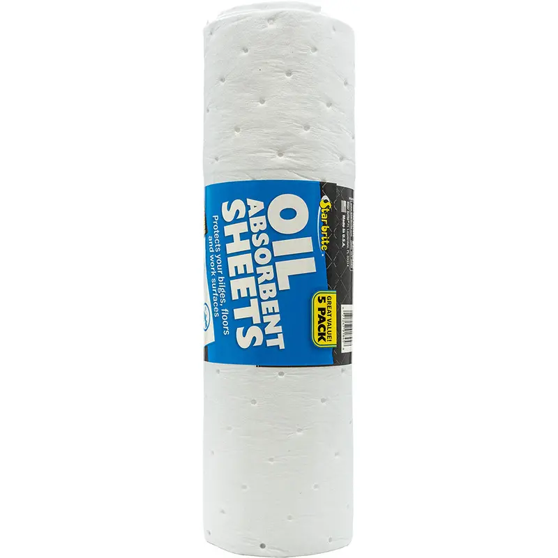 Star Brite Oil Absorbent Sheets – 5-Pack (500 Total Sheets) (Model 91845) 1