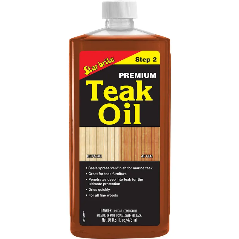 Star Brite Premium Golden Teak Oil – Rich-Tone Formula – 16 Oz (85116) 1