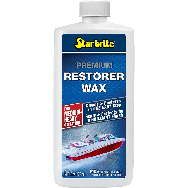 Star Brite Premium Restorer Wax – 16 Oz Oxidation Repair Formula (Model 86016) 1
