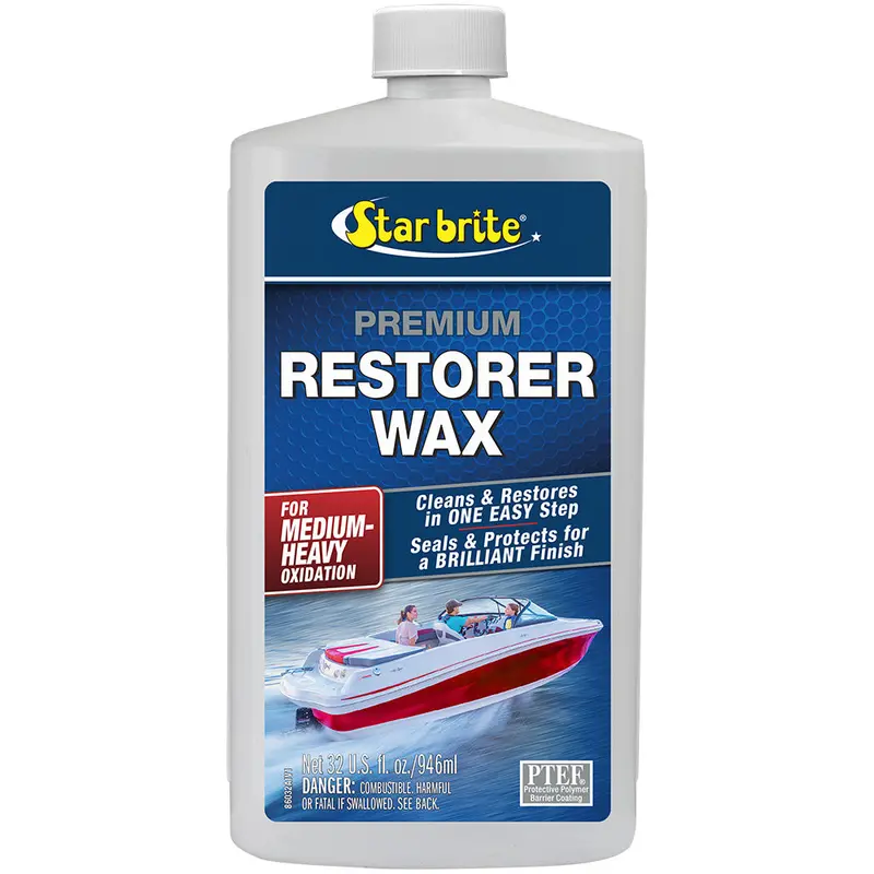 Star Brite Premium Restorer Wax – 32 Oz For Medium-To-Heavy Oxidation (Model 86032) 1