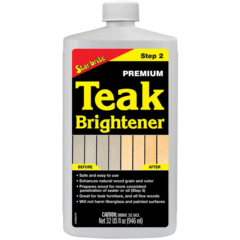 Star Brite Premium Teak Brightener – Restores Natural Color – 32 Oz (81532) 1
